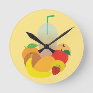 Slushy Round Clock