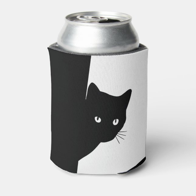 Sly Black Cat Can Cooler (Can Back)