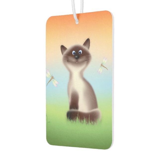 Sly Cat Car Air Freshener (Left)