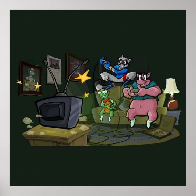 Sly Cooper Poster (Front)