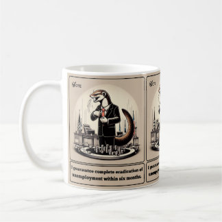 Sly Deals: The Crafty Weasel Politician  Coffee Mug