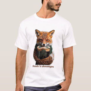 Sly Emerald Fox Toast T-Shirt 