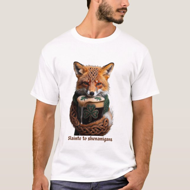 Sly Emerald Fox Toast T-Shirt  (Front)