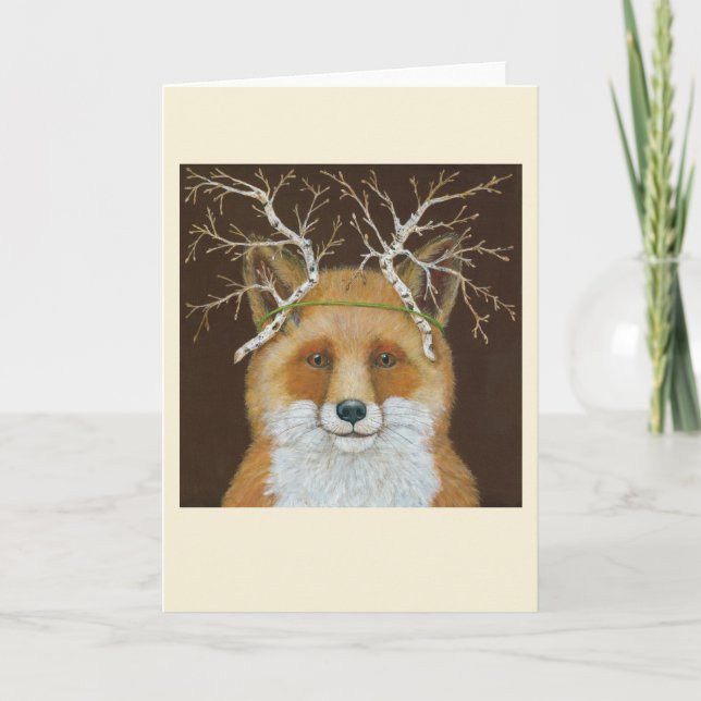 Sly Sylvie the Fox greeting card (Front)