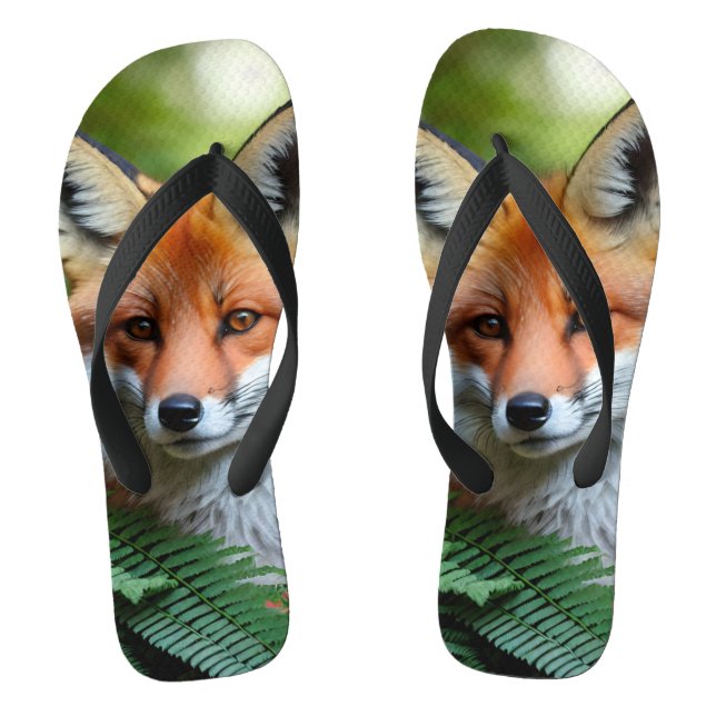 "Sly: The Fox in the Shadows" Jandals (Footbed)
