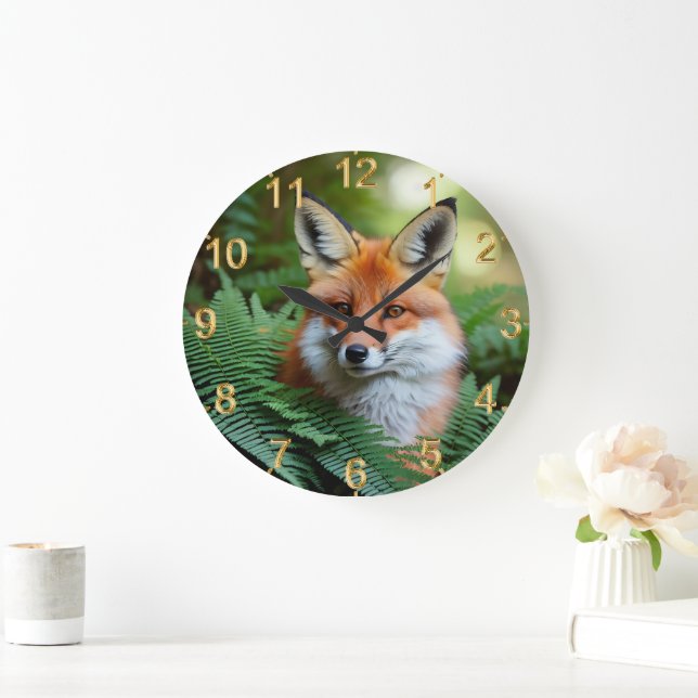 "Sly: The Fox in the Shadows" Large Clock (Home)