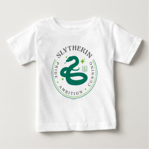 SLYTHERIN™ Green Snake House Pride Badge Baby T-Shirt