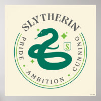 SLYTHERIN™ Green Snake House Pride Badge