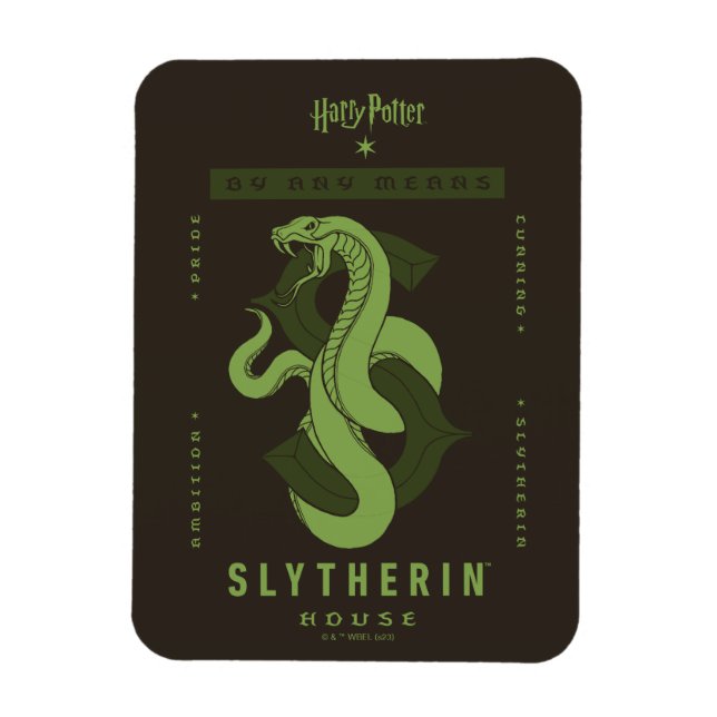SLYTHERIN™ House By Any Means Magnet (Vertical)