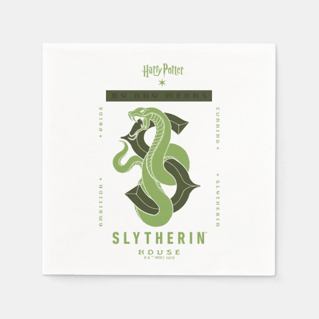 SLYTHERIN™ House By Any Means Napkin (Front)