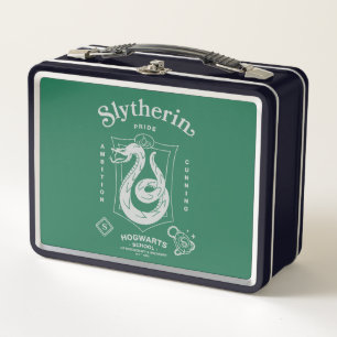 SLYTHERIN™ Pride Ambition Cunning Crest Metal Lunch Box
