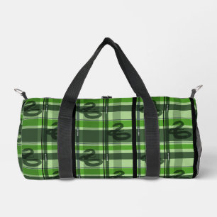SLYTHERIN™ Tartan Plaid Pattern Duffle Bag
