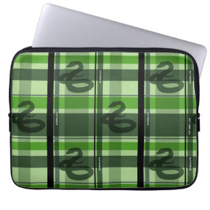 SLYTHERIN™ Tartan Plaid Pattern Laptop Sleeve