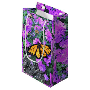 Sm Gift Bag Monarch on Asters