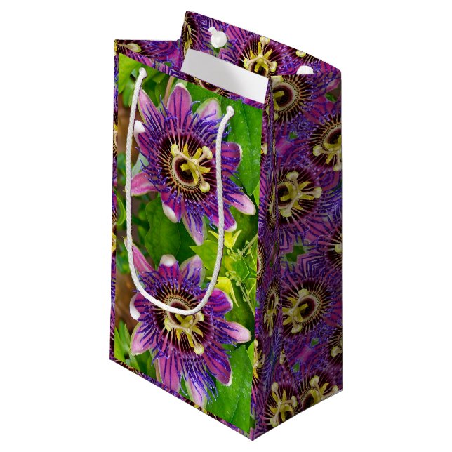 Sm Gift Bag Passionvine Flower (Front Angled)