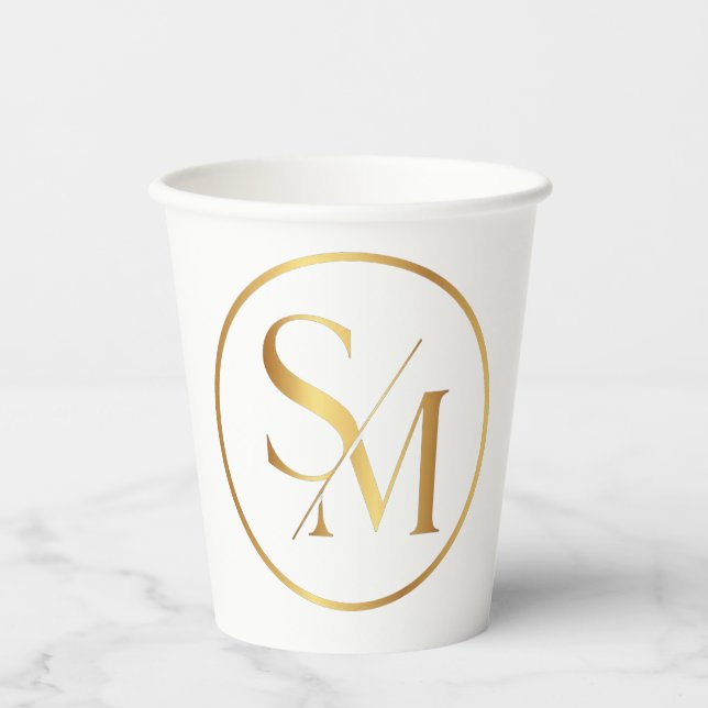 SM Minimal Modern Design Paper Cups (Front)
