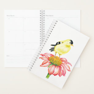 Sm Planner Goldfinch on Coneflower