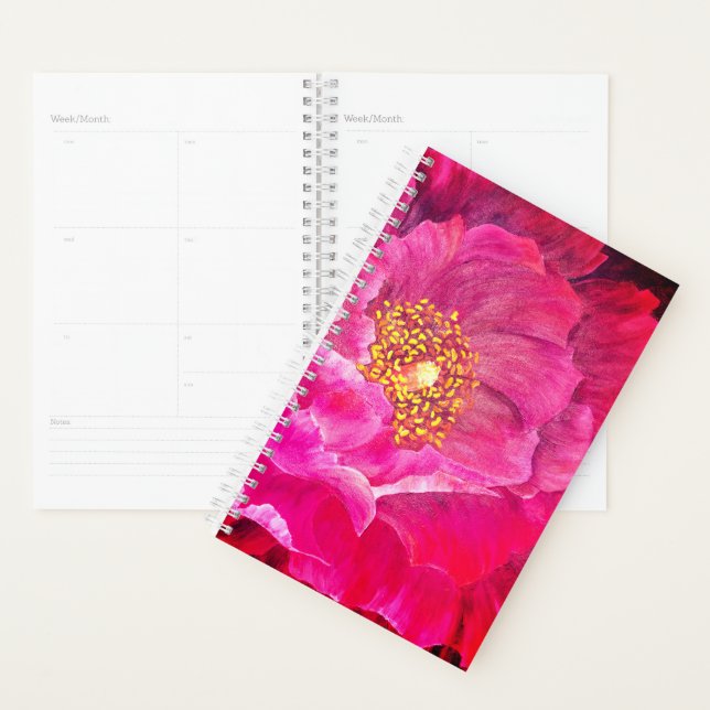 Sm Planner Pink Cactus Rose (Display)