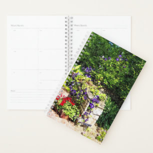 Sm Planner - Purple Clematis on Wall