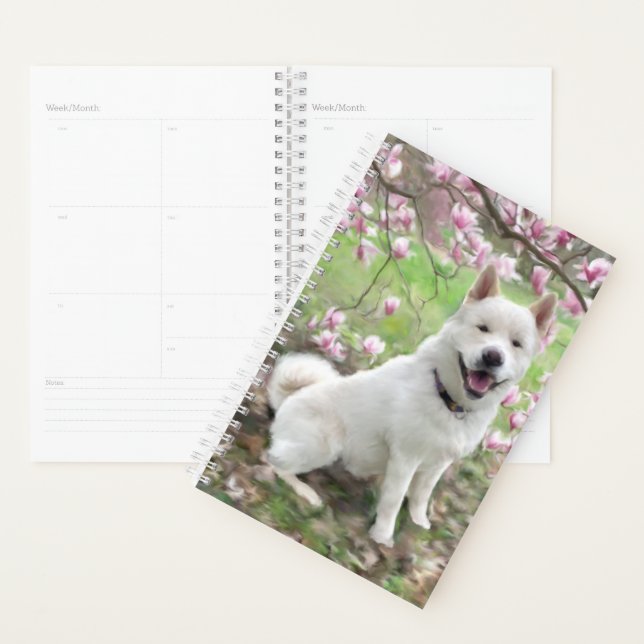 Sm Planner White Akita (Display)