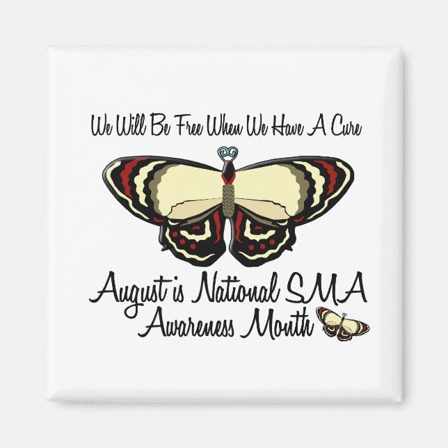 SMA Awareness Month August 3.1 Magnet (Front)