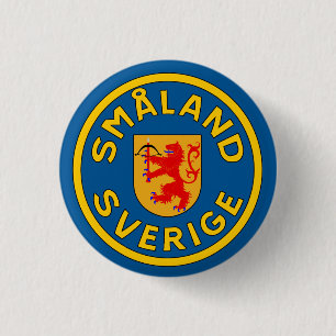Småland (Sverige) 3 Cm Round Badge