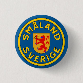 Småland (Sverige) 3 Cm Round Badge