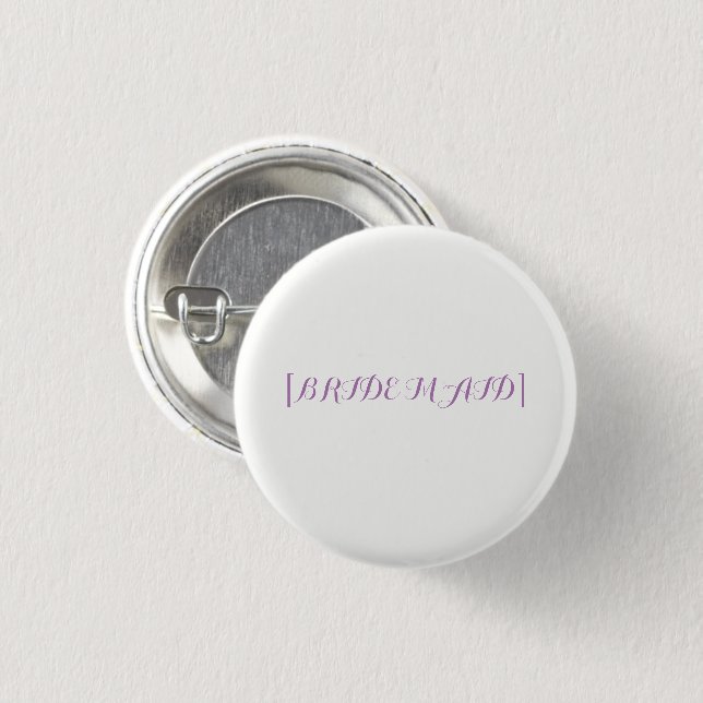 small 11/4 inch round button (Front & Back)