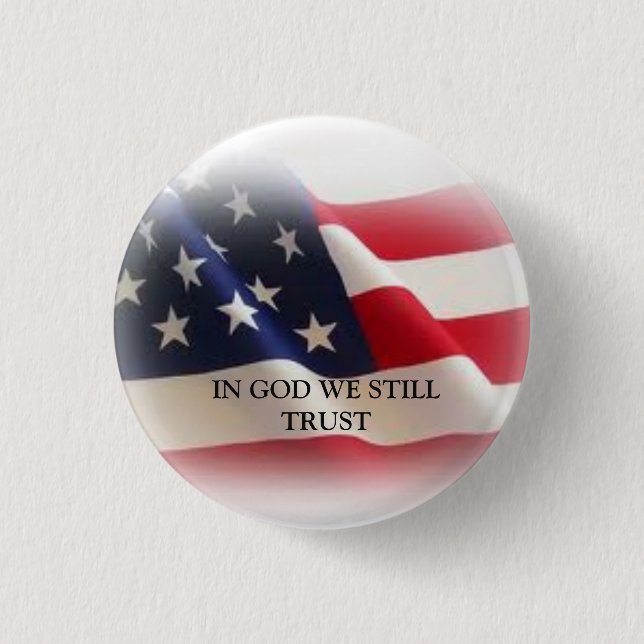 Small, 1¼ Inch Round Button (Front)