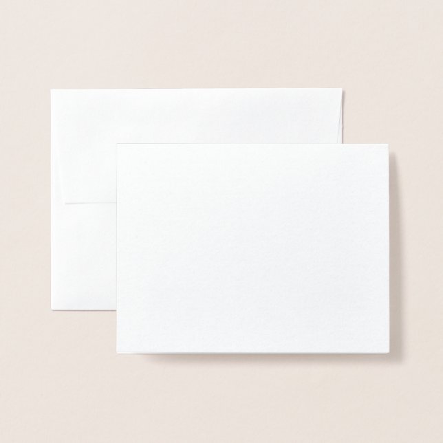 Small (4.25"x5.5") Foil Card (Front With Envelope)