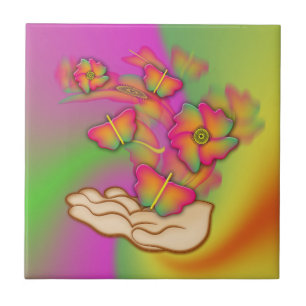 Small (4.25" x 4.25") Ceramic Photo Tile