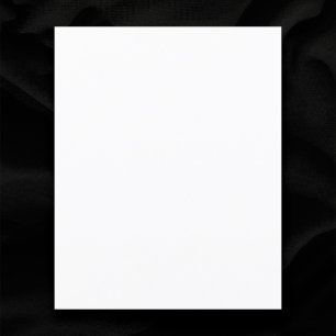 Small 4.5" x 5.6" Blank Budget Wedding Invitation