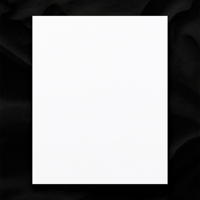 Small 4.5" x 5.6" Blank Budget Wedding Invitation (Plain white 4.5" x 5.6" small blank budget wedding invitation)