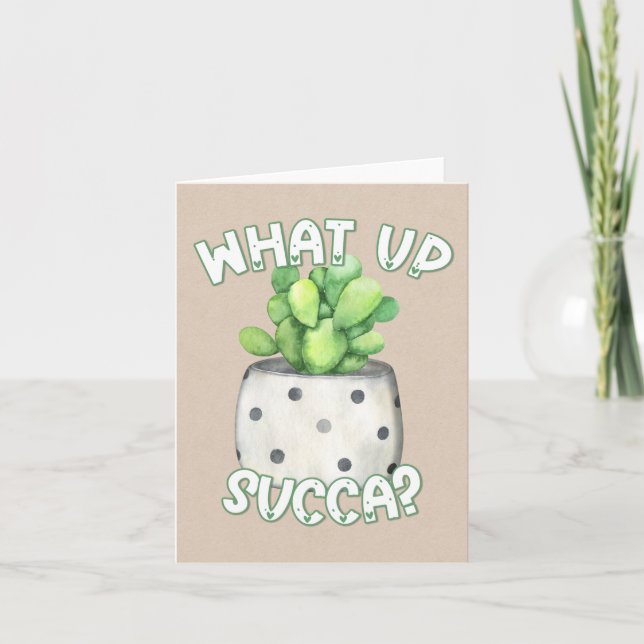 Small, 4" x 5.6" Folded Greeting Card (Front)