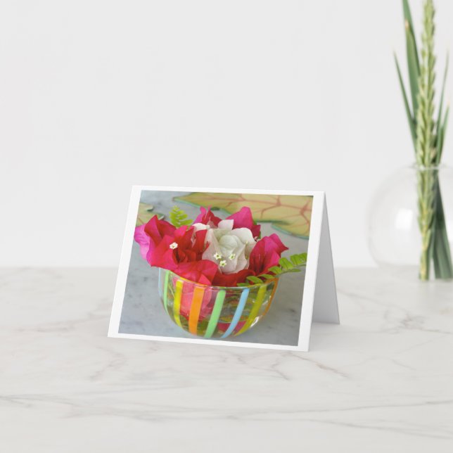 Small, 4" x 5.6" Folded Greeting Card (Front)