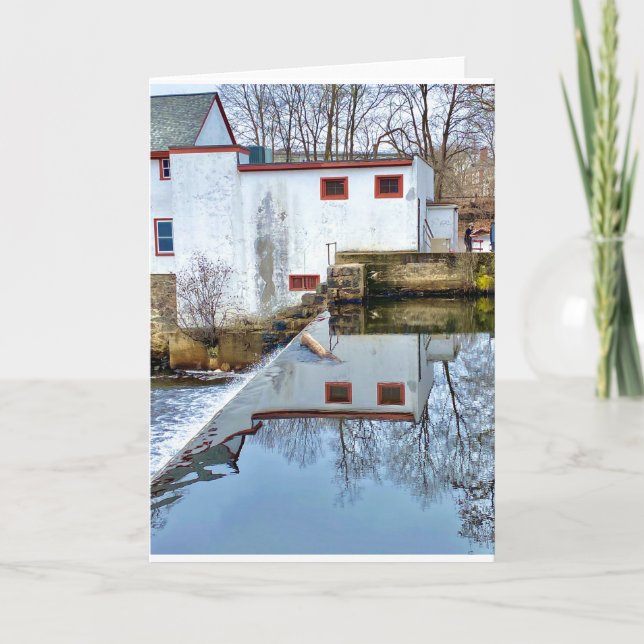 Small, 4" x 5.6" Folded Greeting Card (Front)