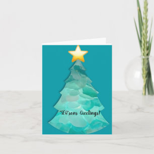Small, 4" x 5.6" Folded Greeting Card
