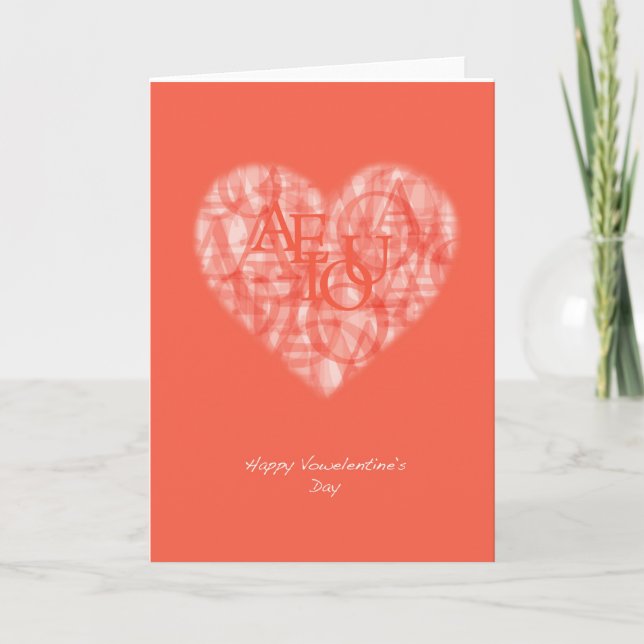 Small, 4" x 5.6" Folded Greeting Card (Front)