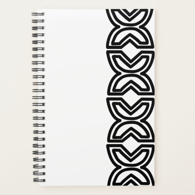 Small (5.5" x 8.5"), Soft Cover, White Spiral Plan Planner (Front)