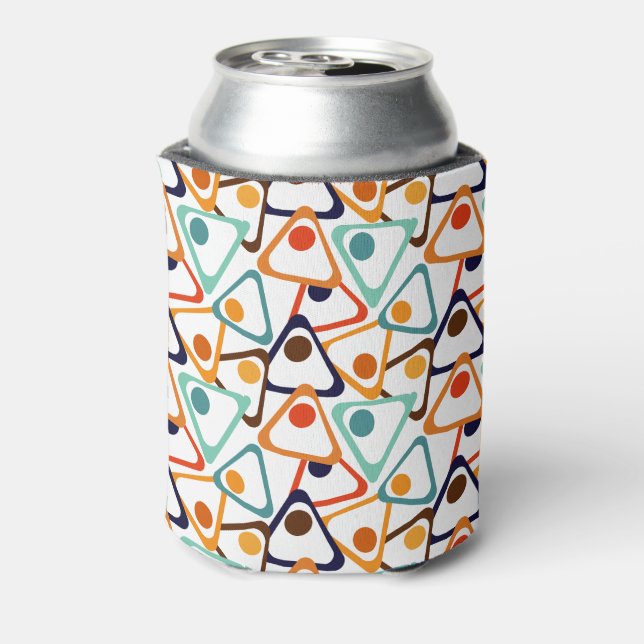Small 70s Triangles  Can Cooler (Can Back)