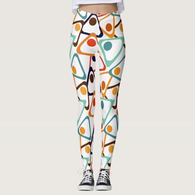 Small 70s Triangles Leggings (Front)