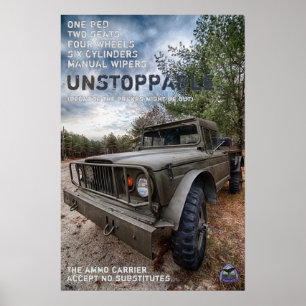 Small Ammo Carrier Unstoppable Poster