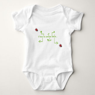 small animal baby bodysuit