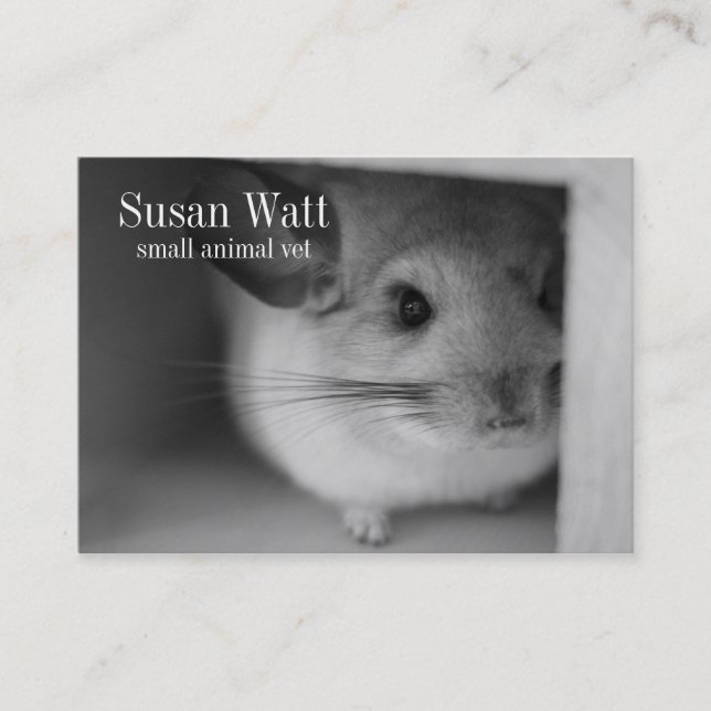 Small Animal Vet Business Card (Front)