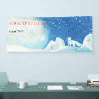 Small Arctic Fox Illustration Custom
