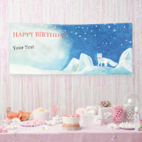 Small Arctic Fox Illustration Personalised
