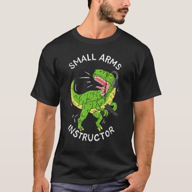 Small Arms Instructor Firearms Veterans T-Shirt (Front)