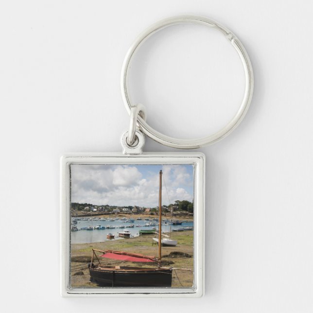 Small Boats | Ploumanac'H, France Key Ring (Front)