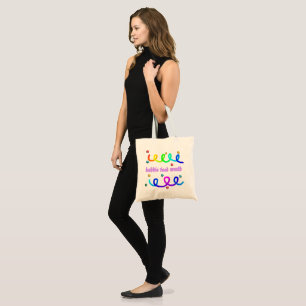 Small Bobbie Food World Tote Bag