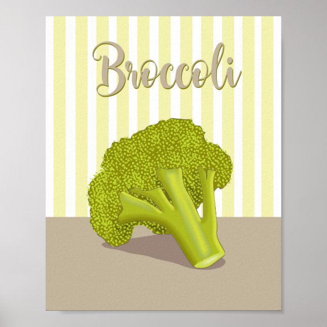 Small broccoli poster (Front)